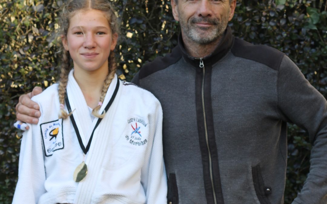 Nolwen Robin (Judo club 56) Championne de Bretagne