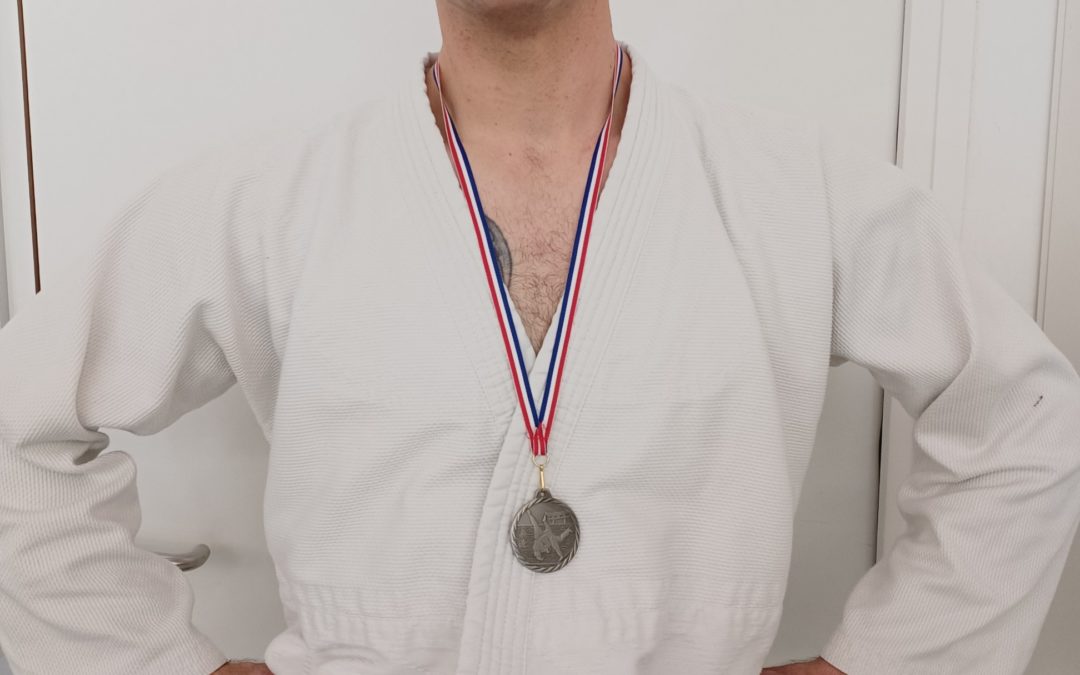 Médaille d’argent pour Enguerrand Chevallier pour sa première compétition.