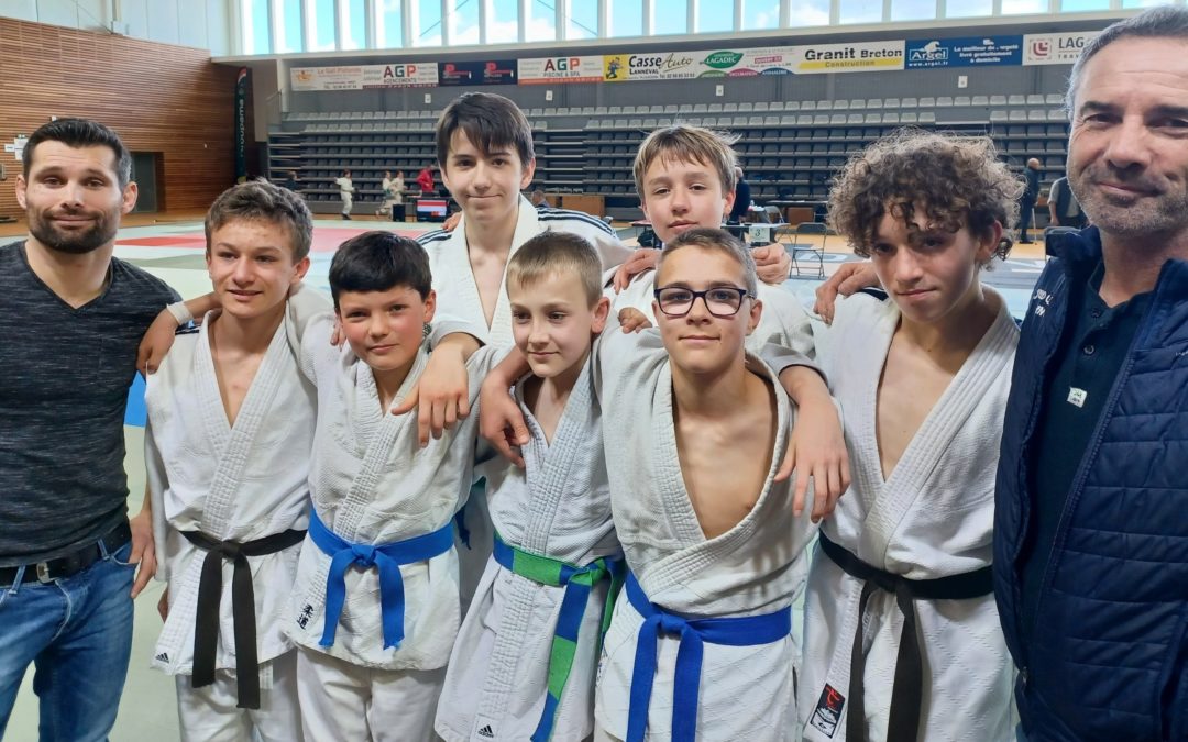 PODUIM BRETAGNE POUR LE JUDO CLUB 56