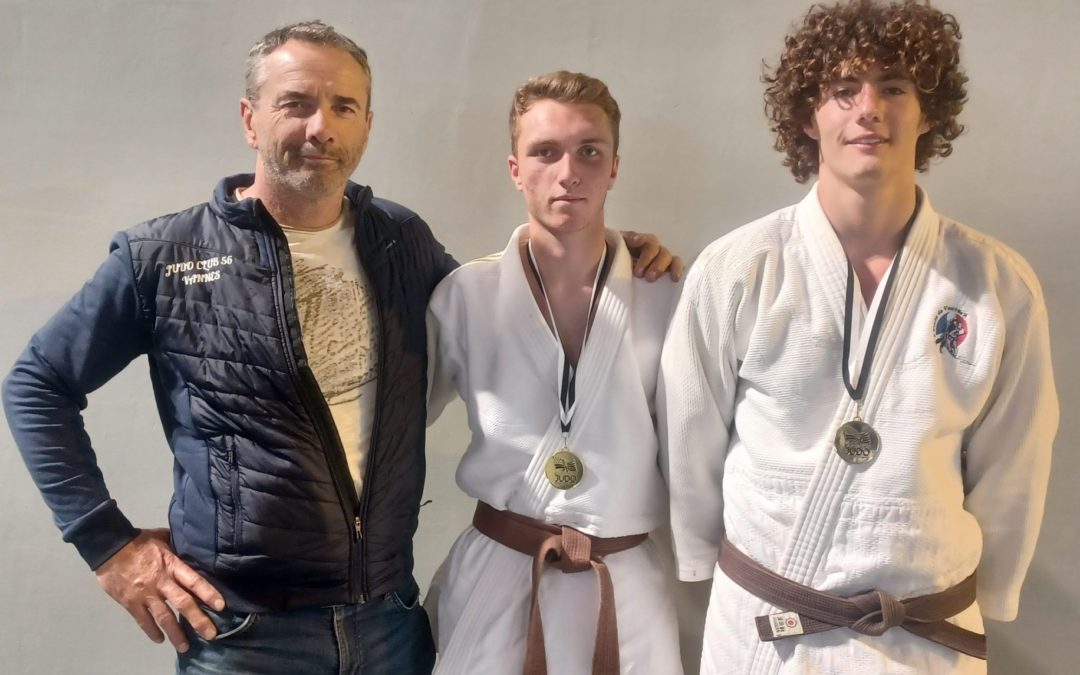 TROIS CHAMPIONS DE BRETAGNE POUR LE JUDO CLUB 56