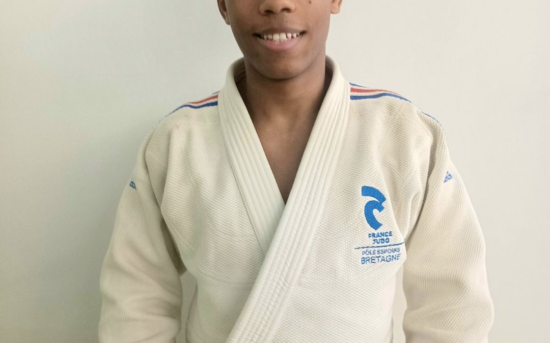 Yanis Klelly-Grousset (Judo club 56) vainqueur à Ploërmel