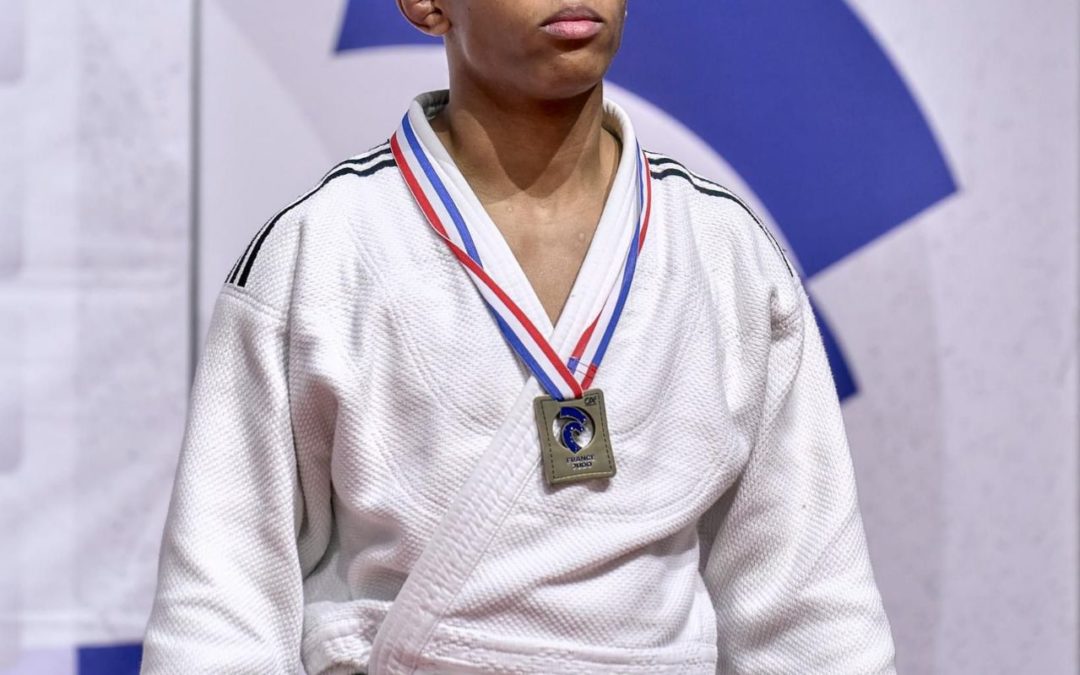 Podium France pour Yanis Klelly Grousset (Judo club 56)